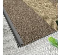 Black White Grey Blue Green Seamless Seamless Transition Strips for Home Office,Floor Transition Strip Self Adhesive Carpet Edge Strip PVC(Gray,2m(6.6ft))