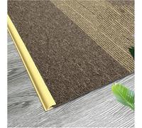 Black White Grey Blue Green Seamless Seamless Transition Strips for Home Office,Floor Transition Strip Self Adhesive Carpet Edge Strip PVC(Light Yellow,4m(13ft))