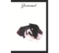 Black & White Persian Cat Journal: Hardcover Notebook for Travel, School, Diary, Composition, Breeder, Cattery