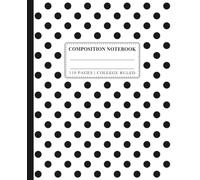 Black & White Polka Dot Composition Notebook: A Classic College Ruled Notebook for School, College, Note Taking, Journaling & Everyday Writing | 110 Pages