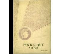 (Black & White Reprint) 1953 Yearbook: St. Paul's High School, Marion, Indiana