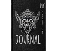Black & White Sketch African Mask Journal| 6"x9" Paperback| Personal, Professional, and/or Academic Writing and Recordkeeping| 150 College Ruled Pages |