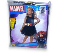 Black Widow Disfraz Tutú Vestido Marvel Universo Niños Rubie's Grande 8-10 Años