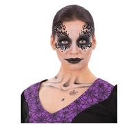 Black Widow Maquillaje Facial Gemas Joyas Especial Fx Disfraz de Halloween Kit