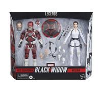 Marvel Hasbro Legends Series Avengers - Figuras de Red Guardian y Melina Vostokoff de 15 cm - Set Doble con 12 Accesorios - Edad: 4+