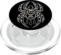 Black Widow Spider Tradicional Blackwork PopSockets PopGrip para MagSafe