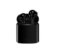 (Black) Wireless Bluetooth Headphones with Charging Case and Micro USB Charging Cable