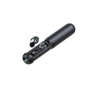 (Black) Wireless Bluetooth Headset, Pull-out Style Digital Display In-ear Tws Bluetooth Headset, Long Shape Multi-color Optional