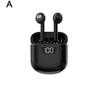 (Black) Wireless Hi-Fi Sound Bluetooth Earbuds Earphones Headset Type-C Charge Case