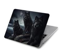 Black Wolf Full Moon Funda Carcasa Case para MacBook Pro 14 M1-M5 A2442 A2779 A2992 A2918 A3112 A3185 A3401 A3434 A3112