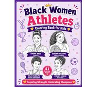 Black Women Athletes Coloring Book for Kids