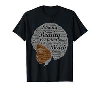 Black Women Strong Smart Beauty Black History Month Camiseta