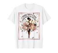 Black Women Thinking Bout Bag Work Hustle Emprendedor Boss Camiseta gráfica económica
