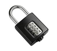 - Black Zinc Alloy Digital Portabl Waterproof Padlock, 220g Useful Padlock Combination, Ron Gate Lock | For School Gym Fence Sports Toolbox Case Hasp Storage Gate Outside