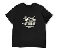 Blackadder Mrs Miggins Pie Shoppe Cult TV Mens T-Shirt Unisex Graphic Black tee Shirt 3XL