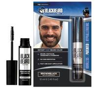 Blackbeard Brown Black - Temporary Colour for Mens Moustache Sideburns and Beard by Blackbeard