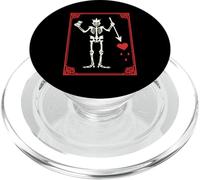 Blackbeard The Pirate Battle Flag Jolly Roger Military Army PopSockets PopGrip para MagSafe