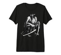 Blackbird Ilustración Personificación Diccionario Infernal Camiseta Premium