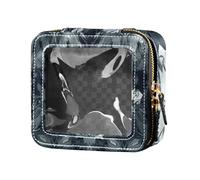 Blackbird - Neceser de maquillaje transparente para viajes