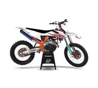 Blackbird Retro Deco Kit - KTM EXC/SX-SXF, negro