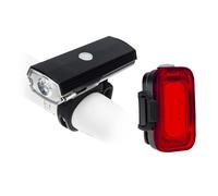 Blackburn Set de luces para bicicleta Dayblazer 550 + Grid Rear USB-C Delantera y trasera Negro