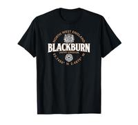 Blackburn North West England Coordenadas Label 2C Camiseta