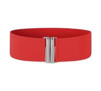 BlackButterfly 7.5 CM Ancho Elástico Cintura Cinturón (Rojo, XL)