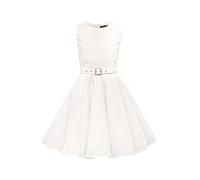 BlackButterfly Niñas 'Audrey' Vestido Vintage Años 50 Clarity (Marfil, 13-14 años)