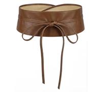 BlackButterfly Obi Pretina Atar Cinturón de Cincha (Marrón, talla única)