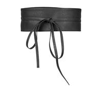 BlackButterfly Obi Pretina Atar Cinturón de Cincha (Negro, talla única)