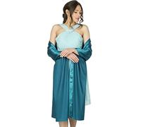 BlackButterfly Satén Chal Mantón Pañuelo De Cachemir Boda Dama De Honor (Azulina, Talla única)