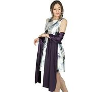 BlackButterfly Satén Chal Mantón Pañuelo De Cachemir Boda Dama De Honor (Morado Osuro, Talla única)