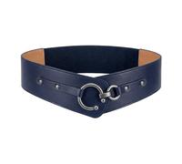 BlackButterfly Vintage Ajustable cruzada Elástico Cintura Cinturón (Azul oscuro, XL)