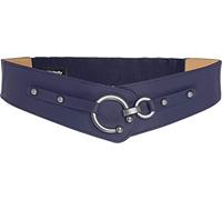 BlackButterfly Vintage Ajustable cruzada Elástico Cintura Cinturón (Azul oscuro, XXL)