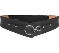BlackButterfly Vintage Ajustable cruzada Elástico Cintura Cinturón (Negro, XXL)