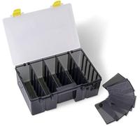 Blackcat Black Cat Tackle Keeper D30 - Caja de Aparejos (28 x 17 x 10 cm), Color Amarillo y Gris