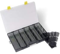 Blackcat Black Cat Tackle Keeper S24 - Caja Plana de 35 cm x 22 cm x 5 cm, Color Amarillo y Gris