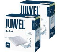 Blackcup Juwel BioPad M - Pack de 2 esponjas de filtro finas para acuarios | Original Juwel Filtermedium para un filtrado fino eficaz, agua clara y un rendimiento óptimo de filtrado