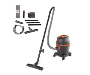 BlackDecker 51683 Aspiradora, 1200 W, con depósito 20 litros, con toma de corriente, función automática ON/OFF