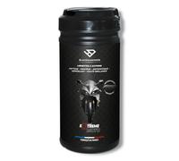 BLACKDIAMONDS - Toallitas Limpiadoras Para Moto - Fórmula 5 Acciones: Limpieza, Protección, Antiestático, Repelente Y Alto Brillo - Biodegradables - Sin Agua Ni Enjague - Paquete De 80 Unidades