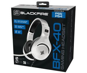 BLACKFIRE Auriculares Stereo con Cable Gaming Headset BFX-40 para PS5 y PS4