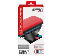BLACKFIRE FRESH PACK Funda de Transporte + Kit de Accesorios para SWITCH OLED