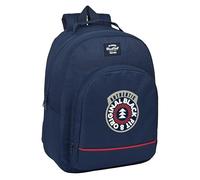 Blackfit8 AUTHENTIC - Mochila Adaptable Carro Adaptable a Carro, Mochila, Ideal para Niños de Diferentes Edades, Tejido Reciclable, Versátil, Calidad y Resistencia, 32x15x42 cm, Color Azul Marino