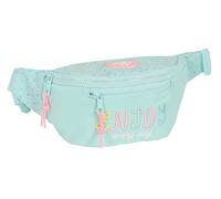 BlackFit8 Enjoy - Riñonera con Bolsillo Exterior, Ideal para Jóvenes y Niños de Diferentes Edades, Cómoda y Versátil, Calidad y Resistencia, 23x9x12 cm, Color Verde Menta Pastel