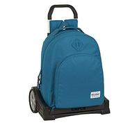 Blackfit8 Mochila Safta 305 Espalda Ergonómica con Carro Safta Evolution Egeo, 320x150x420mm