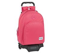 Blackfit8 Mochila Safta Escolar con Carro Safta 905 Fresa, 320x420x150mm