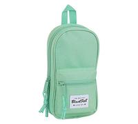Safta Estuche escolar BLACKFIT8 Turquesa, mochila 33 piezas
