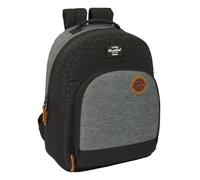 BLACKFIT8 OLD SCHOOL - Mochila Adaptable Carro Adaptable a Carro, Mochila, Ideal para Niños de Diferentes Edades, Tejido Reciclable, Cómoda y Versátil, Calidad y Resistencia, 32x15x42 cm