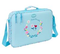 BLACKFIT8 PÉTALOS - Cartera Extraescolares, Maletín Portatodo, Bandolera, Cómoda y Versátil, Calidad y Resistencia, 38x6x28 cm