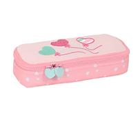 Blackfit8 - Portatodo Infantil, Tejido Reciclable, Estuche Infantil, Estuche Niño, Ideal para Niños en Edad Escolar, Cómodo y Versátil, Calidad y Resistencia, 22x8x5 cm, Color Rosa